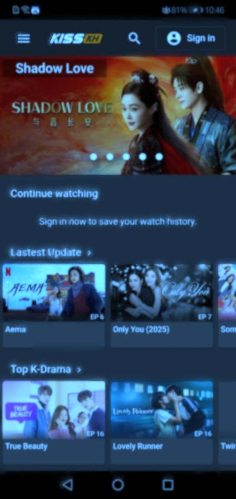 Screenshot Of KissKh Android