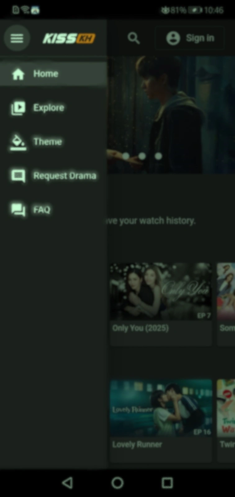 Screenshot Of KissKh App